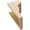 Ekena Millwork 7"W x 7"D x 14"H Wide Monterey Rough Cedar Woodgrain TimberThane Corbel, Primed Tan CORUR07X07X14MONRCPR - alternate 2